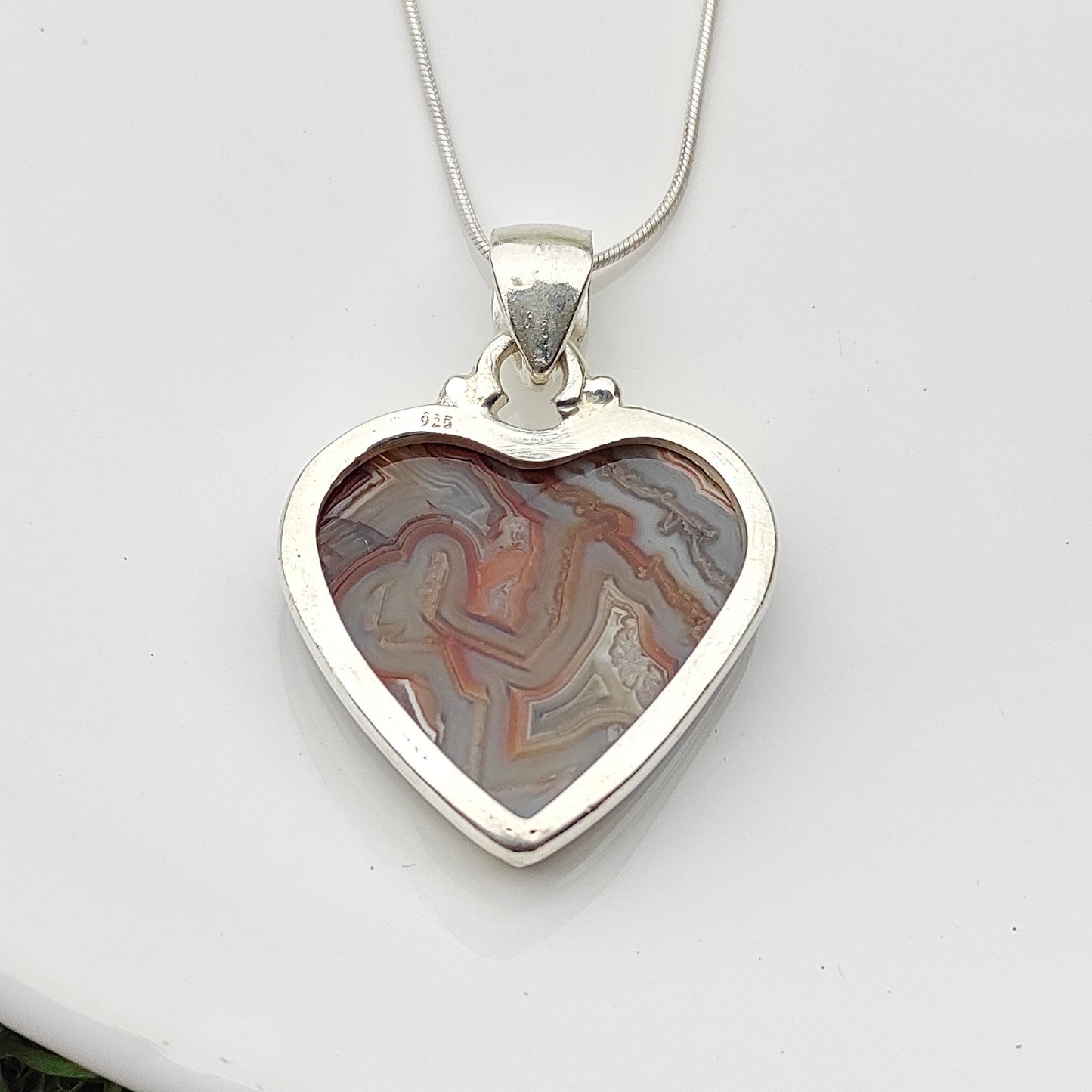 Crazy Lace Silver Pendant Artistry in Sterling Silver Jewelry