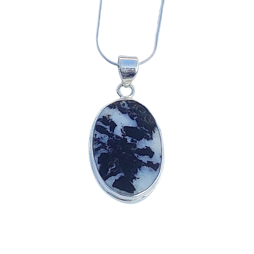 Picture Jasper online Pendant 1.5 (925 Sterling Silver) PD10385