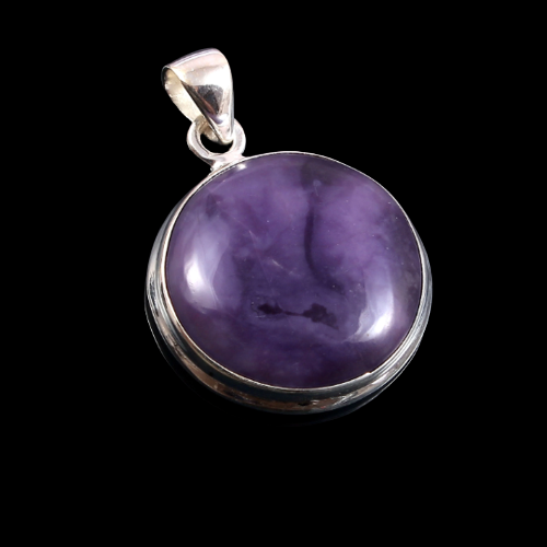 Tiffany Jaspis 92,5 Silber Anhänger | Handgefertigter runder Silberanhänger | 925 Sterling Silber Anhänger | Silberanhänger, das beste Geschenk für Sie