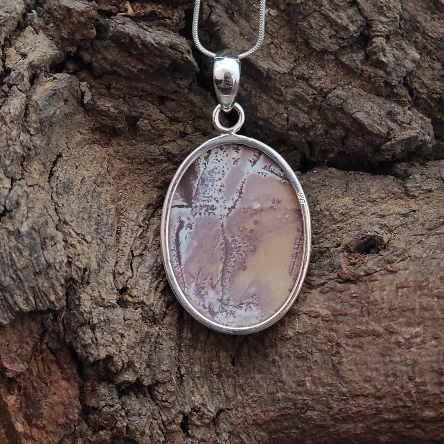 Sonora Dendritic Silver Pendant