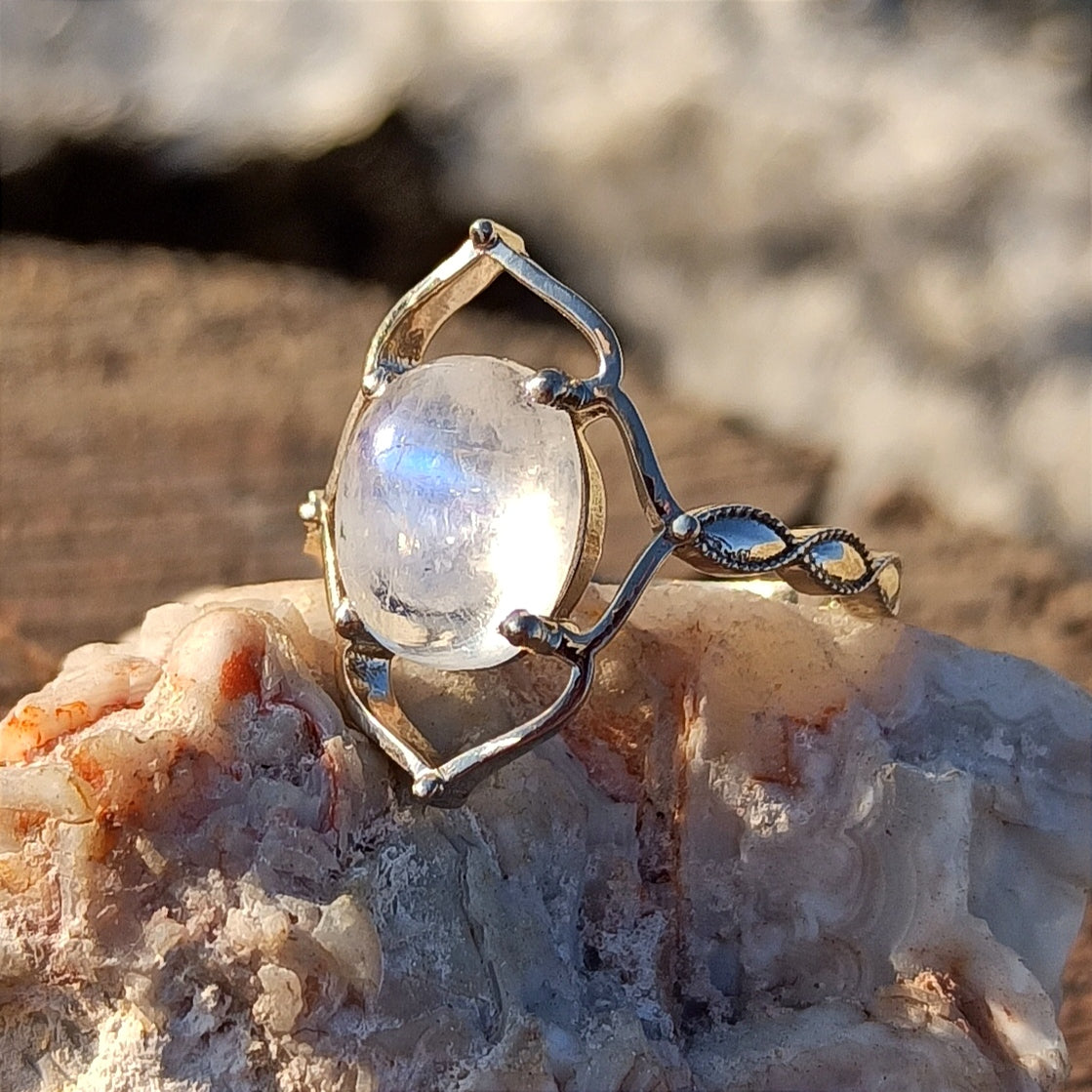 Gemstone Silver Ring