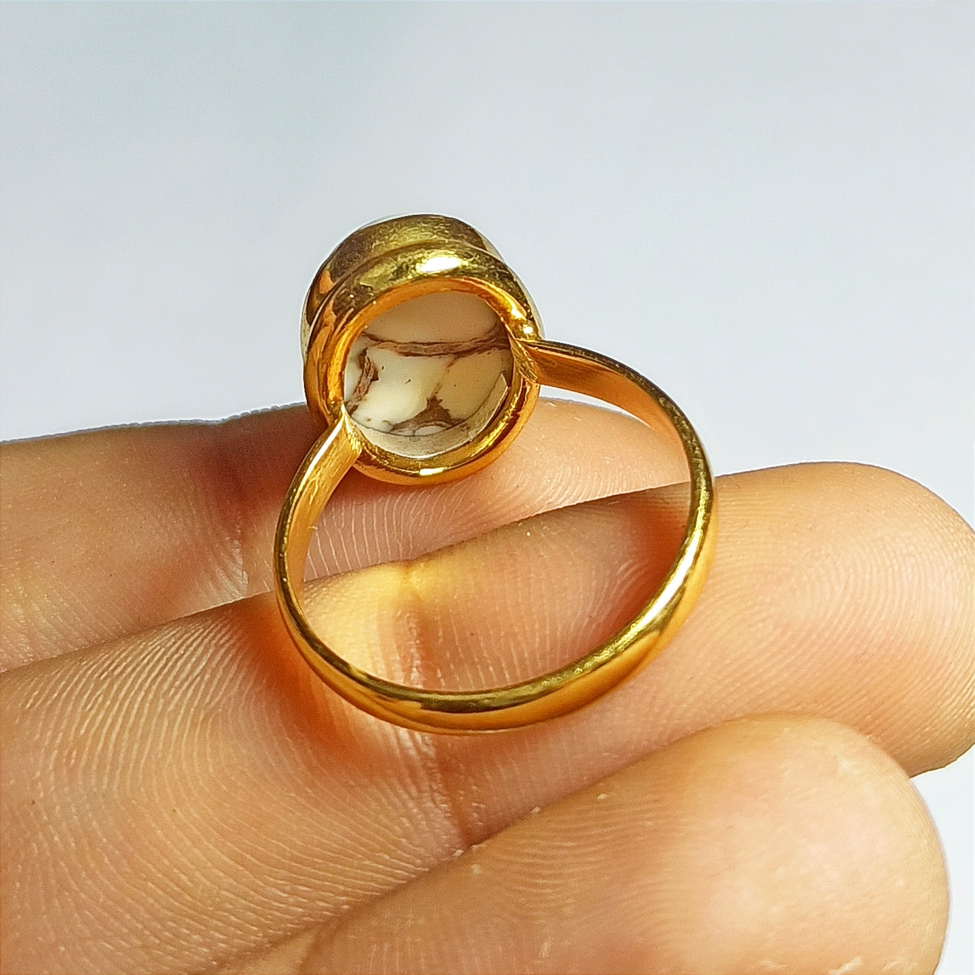 92.5 Gold Plated Silver Ring