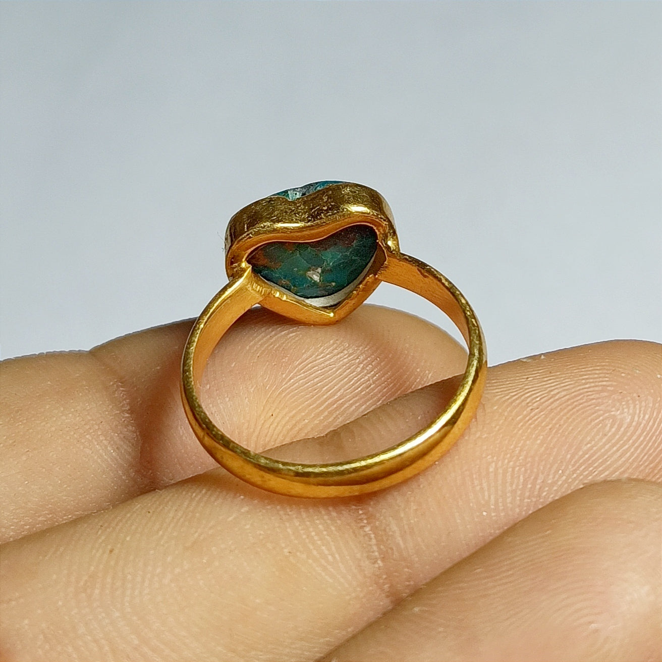 Fabulous Elegance Sterling Silver Chrysocolla Ring