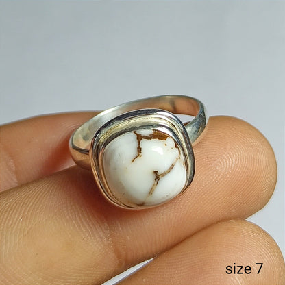 Gemstone Silver Ring