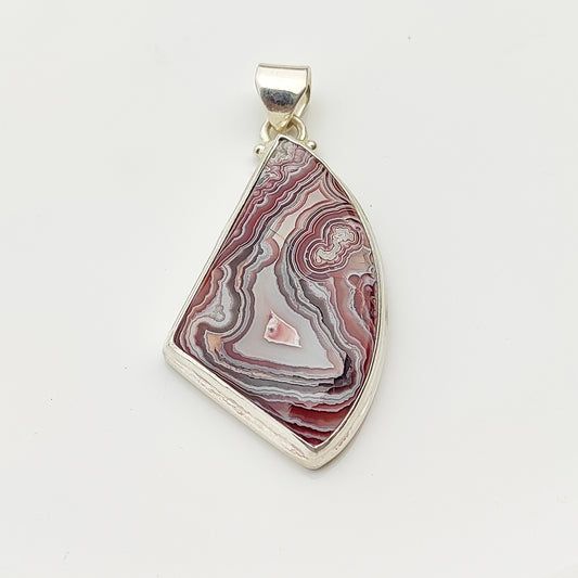 Crazy Lace Agate Pendant | Playful Patterns of Nature's Art