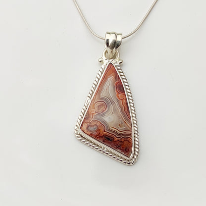 Crazy Lace Agate Pendant