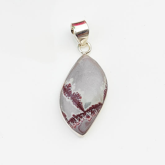 Natural Sonora Dendrite Pendant Amazing Sonora Dendrite Necklace Gemstone Solid 925 Sterling Silver Charm Pendant, 34x15x6mm Approx.