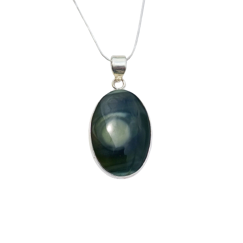 Imperial Jasper Silver Pendant, 925 Solid Sterling Silver Pendant, Statement Pendant, Oval Shape Pendant, Gift For Her, 28Ct