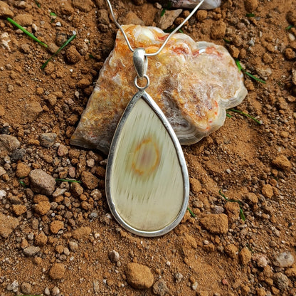 Imperial Jasper Gemstone Pendant, 925 Sterling Solid Silver Pendant, Handmade Fashion Jewelry Pendant, Gift For Her, 60Ct