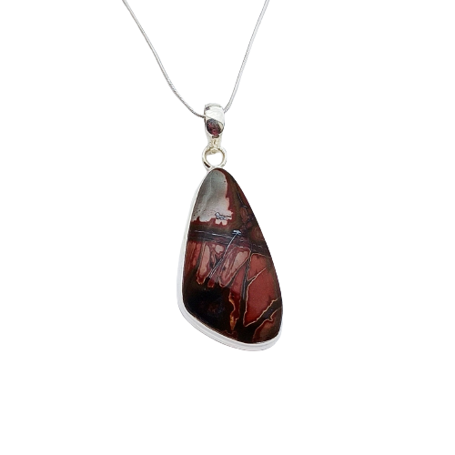 Top Quality Cherry Creek Jasper Pendant Gemstone Necklace