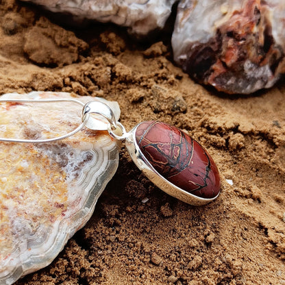 Elegant Cherry Creek Silver Pendant | Handcrafted Jewelry