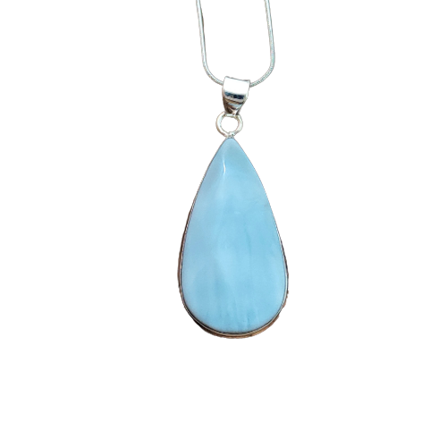 AAA Quality Blue Opal Pendant Gemstone Jewelry