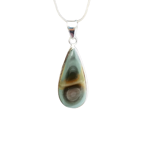 Fabulous Imperial Jasper 925 Sterling Silver Pendant Gemstone Jewelry