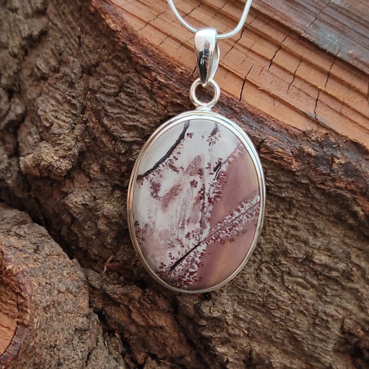 Excellent Pattern Sonora Dendritic Sterling Silver Pendant